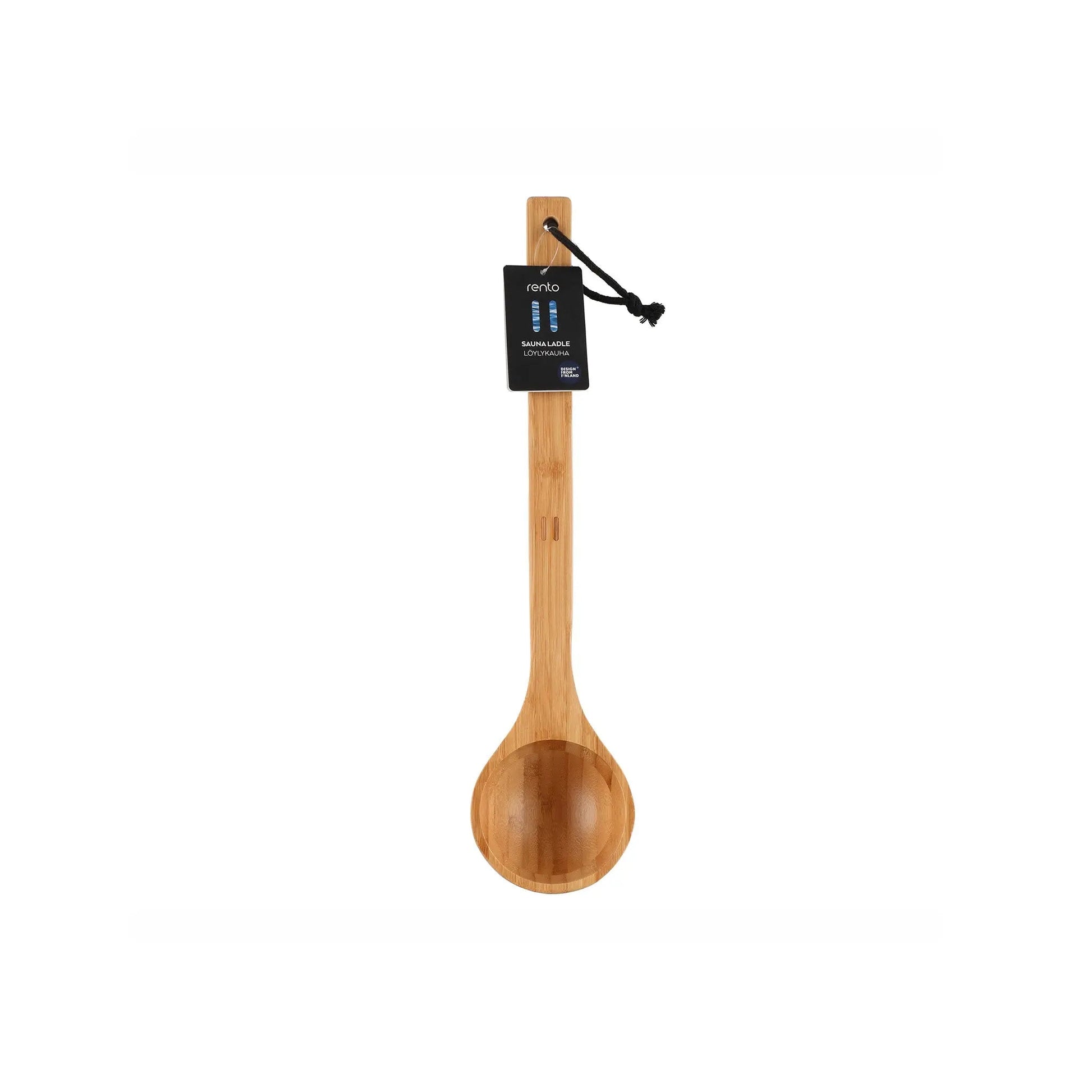 Rento Wooden Sauna Ladle - heat treated bamboo Sauna Ladle | Finnmark Sauna