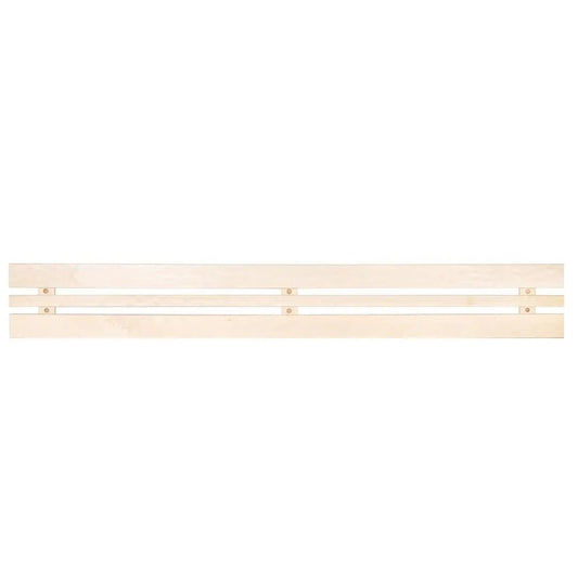 Sauna Backrest for LED Strip Aspen by Thermory Sauna Timber | Finnmark Sauna