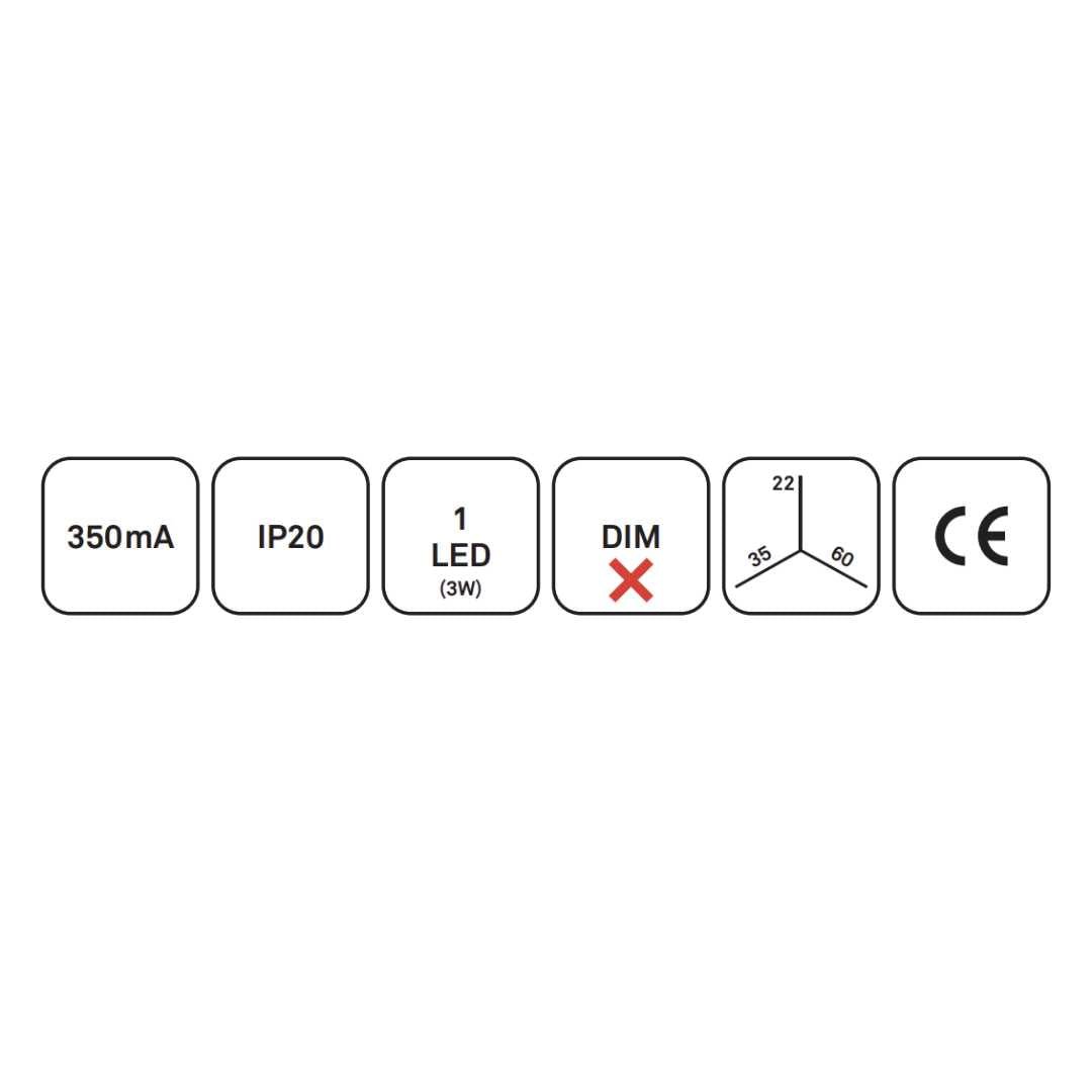 Sauna Lighting SAAS Highline Driver One Led Sauna Light | Finnmark Sauna
