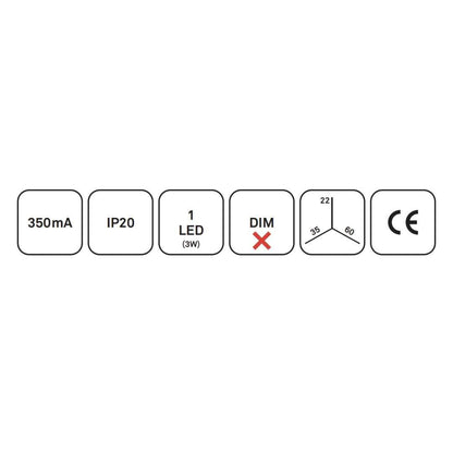 Sauna Lighting SAAS Highline Driver One Led Sauna Light | Finnmark Sauna