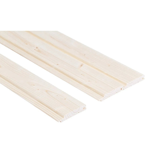 Spruce Sauna Wood Cladding STP 90mm (Pack of 6)