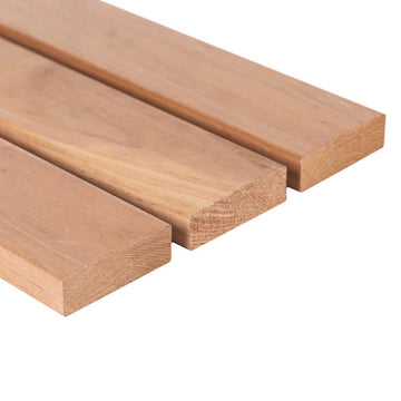 Thermo Alder Sauna Wood Bench Boards 120mm (Pack of 4) Sauna Timber | Finnmark Sauna