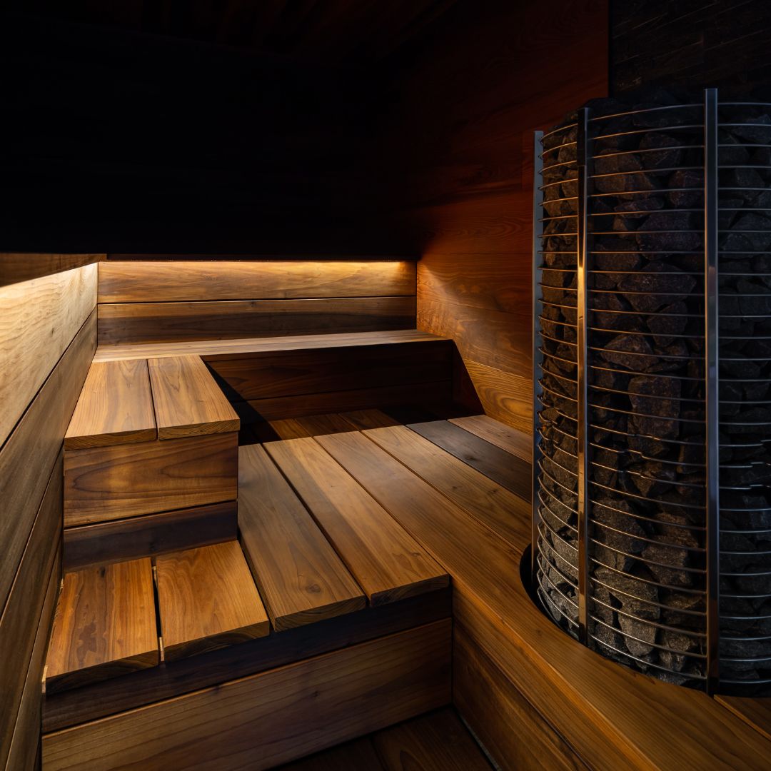 Thermo Magnolia Sauna Bench Boards SHP 185mm Sauna Timber | Finnmark Sauna