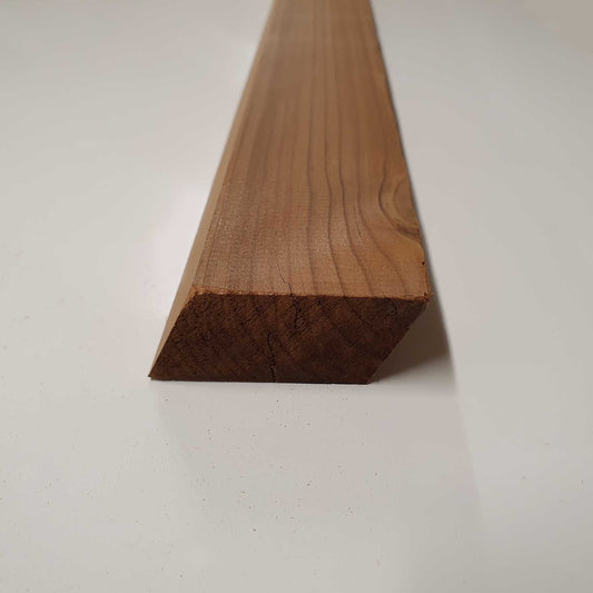 Thermo Pine Rainscreen Rhombus Sauna Batten 26mm Thick (Pack of 6) Battens | Finnmark Sauna