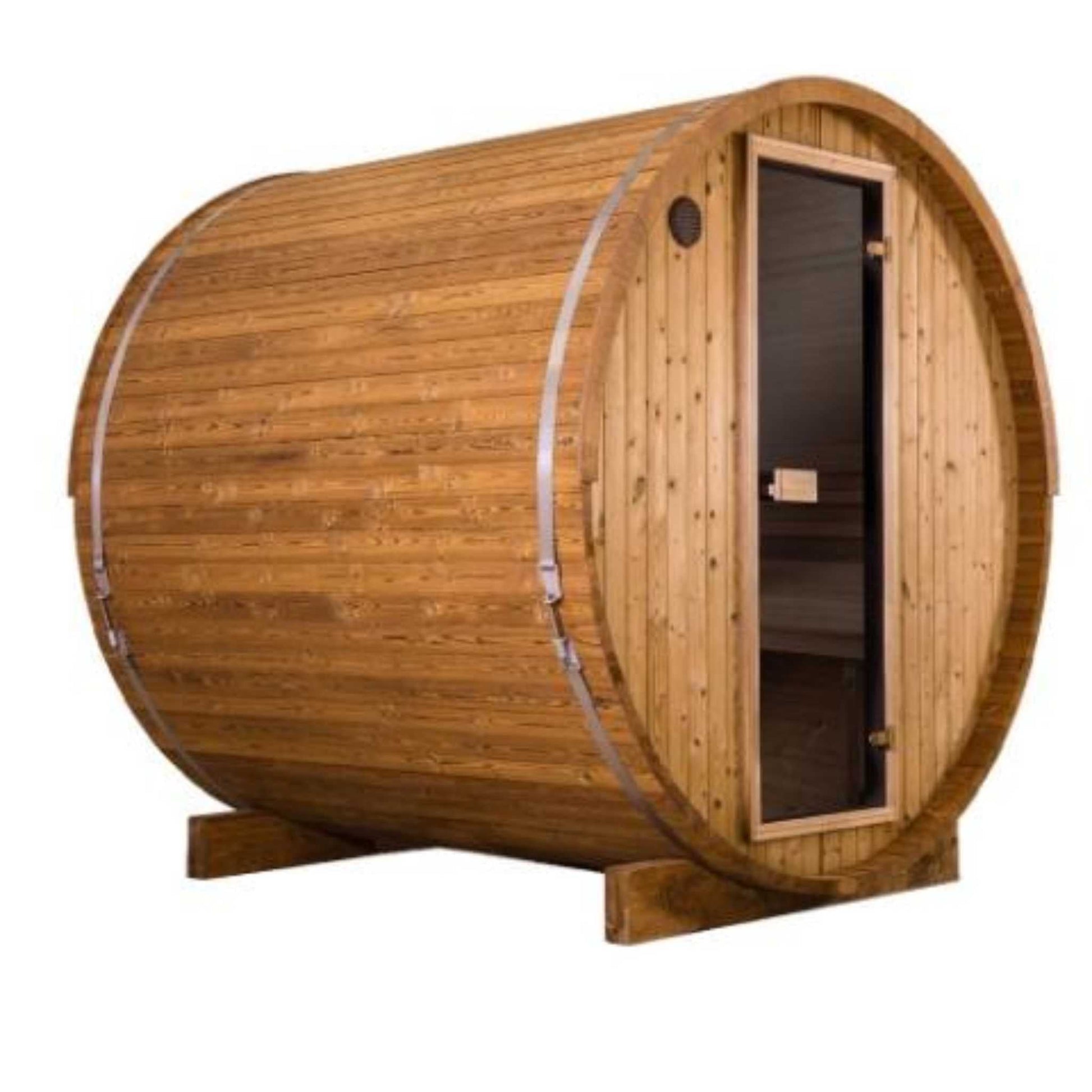 Thermo Wood Barrel Sauna - Micro (L: 150 & ø: 190 cm) Barrel Sauna | Finnmark Sauna