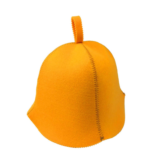 Traditional Lightweight Orange Felt Sauna Hat Sauna Hat | Finnmark Sauna