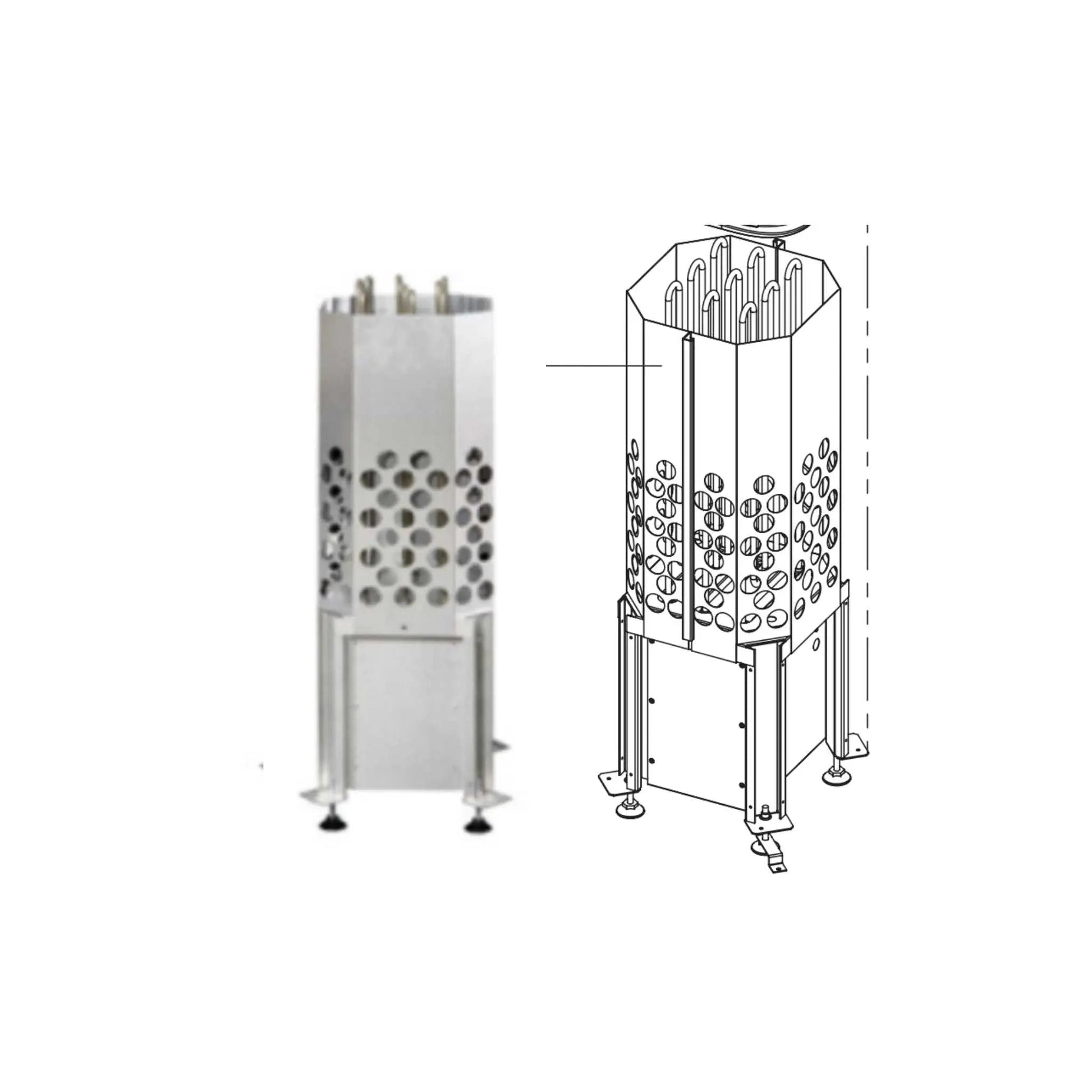 Tulikivi Replacement Heating Element 3000 W (9 kW) Heater Body | Finnmark Sauna