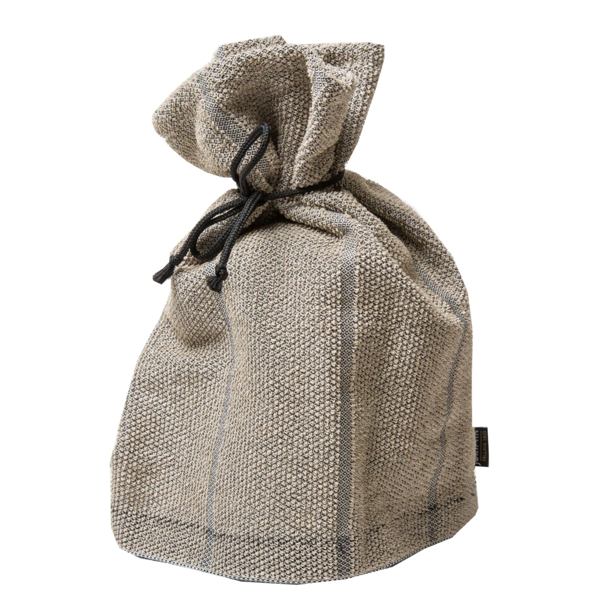 Tupas Sauna Hat Natural Linen Jokipiin Pellava Natural/Black Sauna Hat | Finnmark Sauna